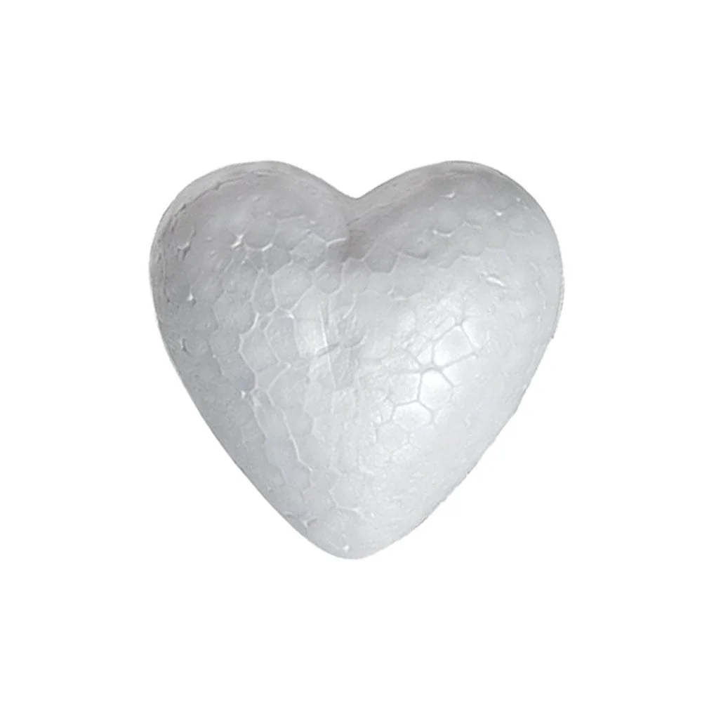 Junior Styrofoam Heart, 85 mm, 2 pcs