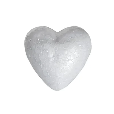 Junior Styrofoam Heart, 85 mm, 2 pcs