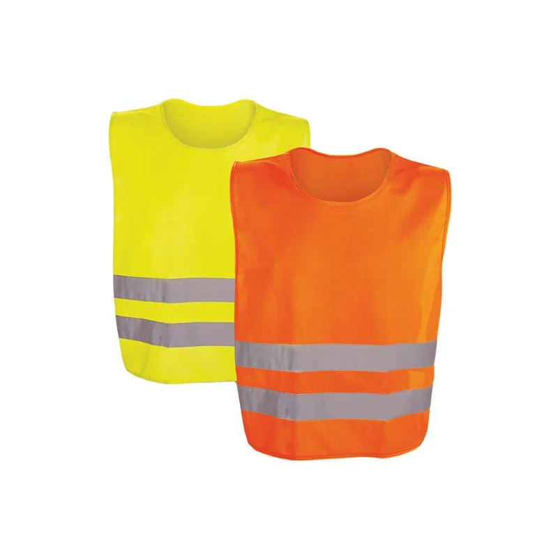 Safety vest, reflective, 54 x 62 cm, orange