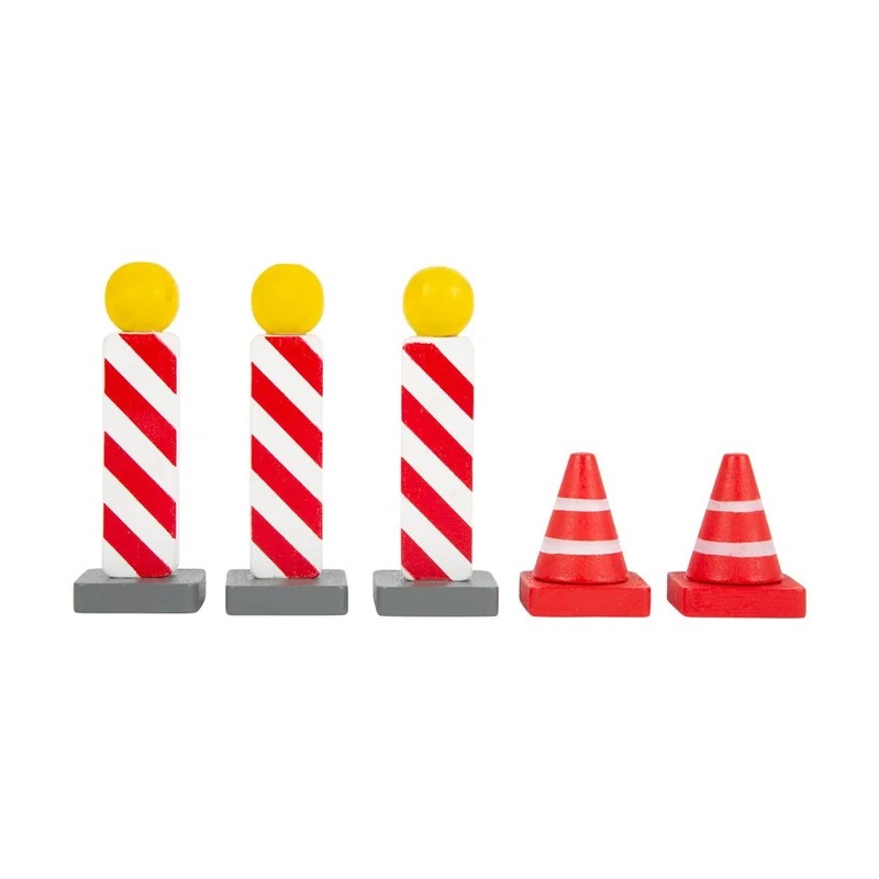 Small Foot Set road signs, wooden, 25 pieces