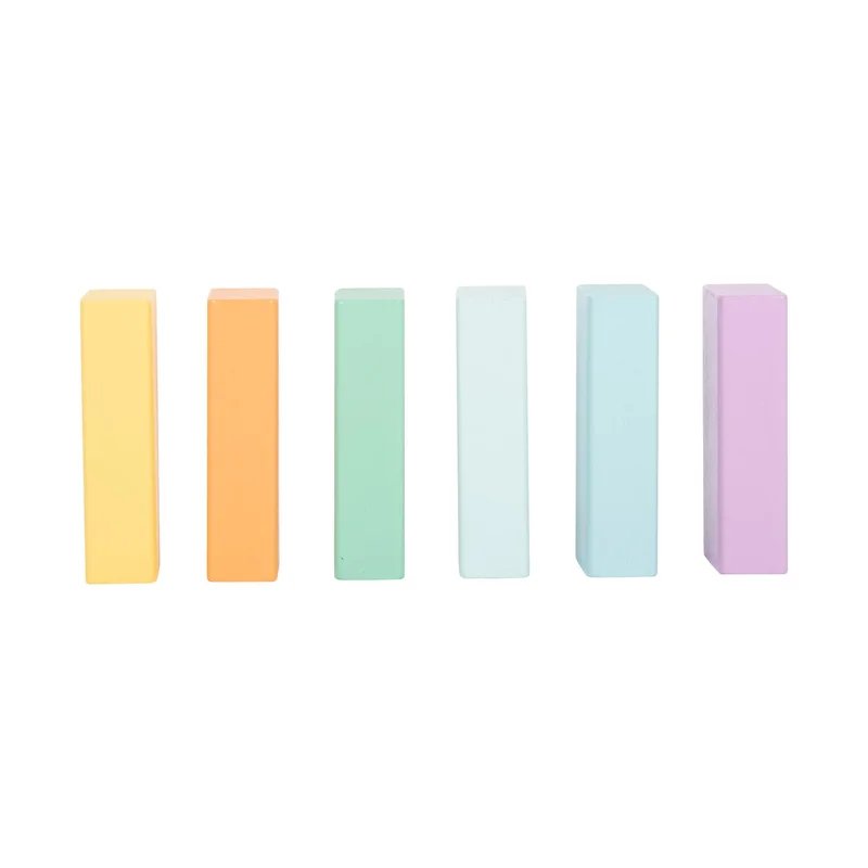 Small Foot Construction set, wooden, pastel colors, 50 pcs