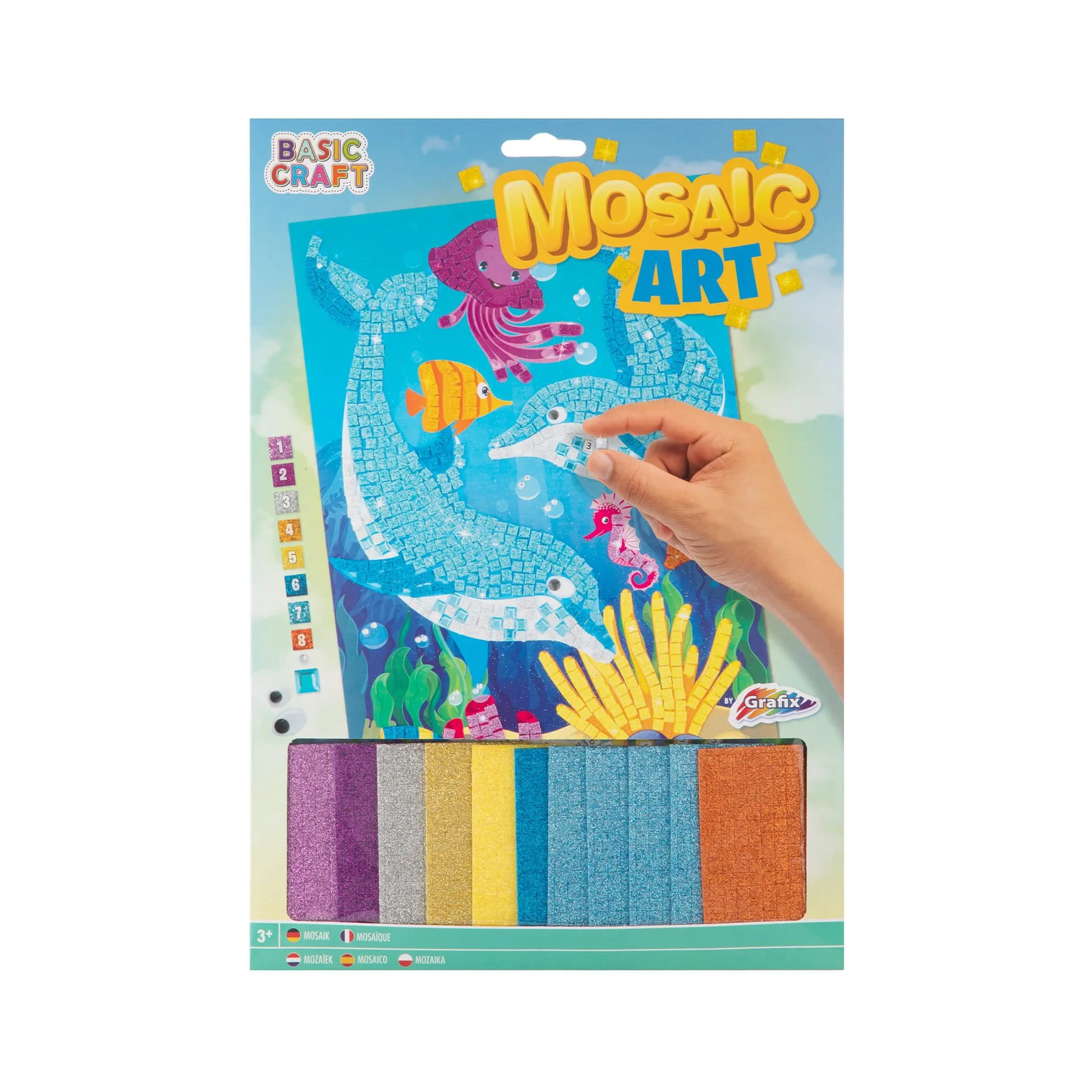Moxy Bead mosaic kit Dolphin, A4