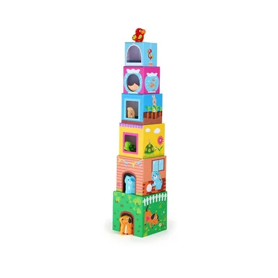 Small Foot Building blocks Domestic animals, 12 pcs