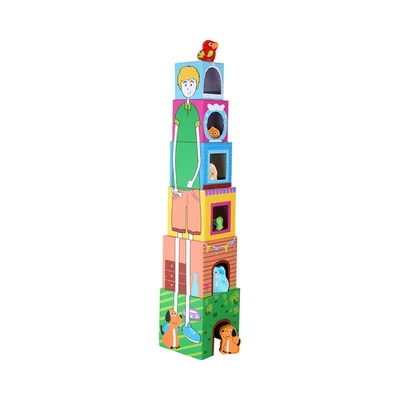 Small Foot Building blocks Domestic animals, 12 pcs