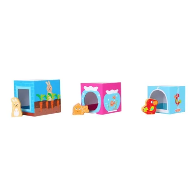 Small Foot Building blocks Domestic animals, 12 pcs