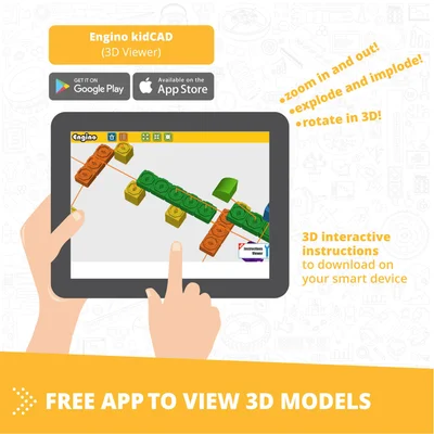 Engino Construction set Steamlabs Junior – Learn about airplanes
