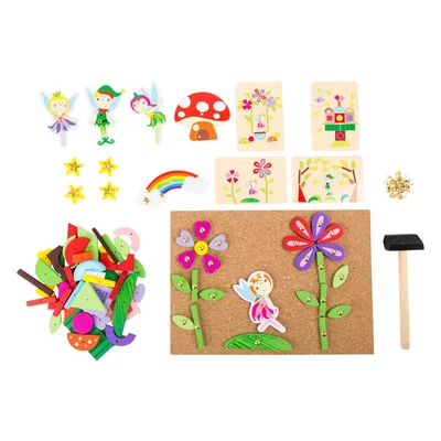 Small Foot Mosaic Fairies, with hammer, wooden