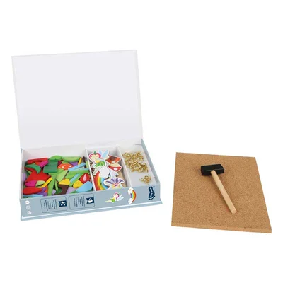 Small Foot Mosaic Fairies, with hammer, wooden