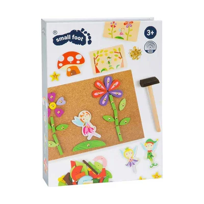 Small Foot Mosaic Fairies, with hammer, wooden