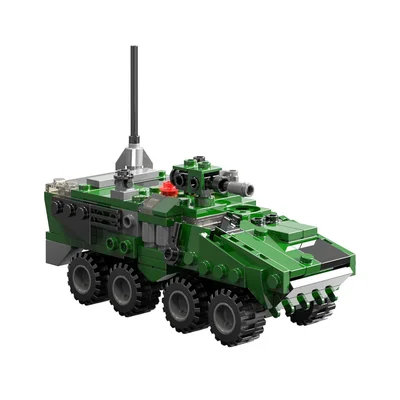 Deli Genius Construction Set, military vehicles, 6 models