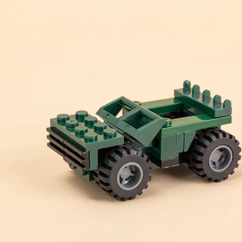 Deli Genius Construction Set, military vehicles, 6 models