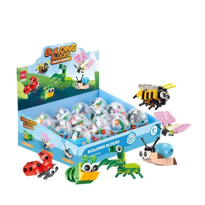 Deli Constructor-Insects Genius, in egg, assorted