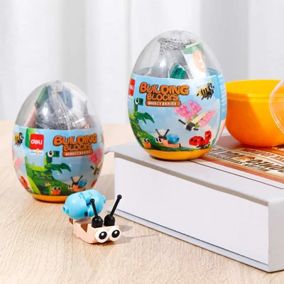 Deli Constructor-Insects Genius, in egg, assorted