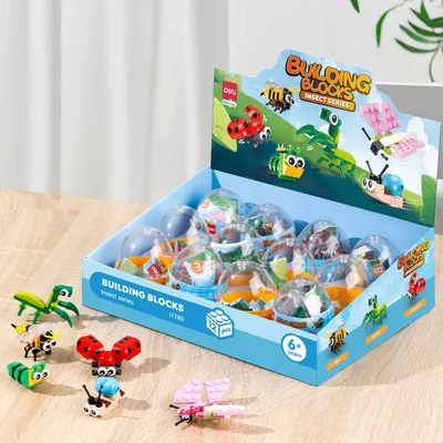 Deli Constructor-Insects Genius, in egg, assorted