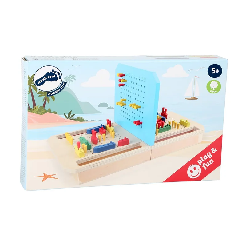 Small Foot Battleship Game, Wooden