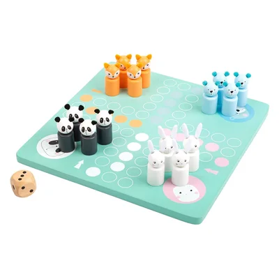 Small Foot Game Ludo, pastel colours