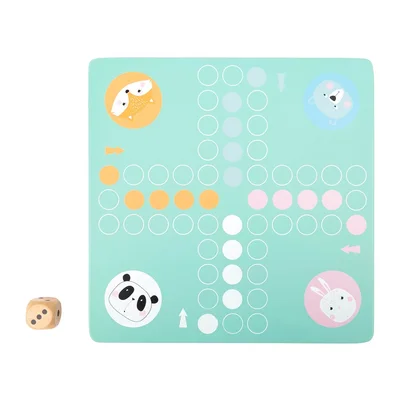 Small Foot Game Ludo, pastel colours