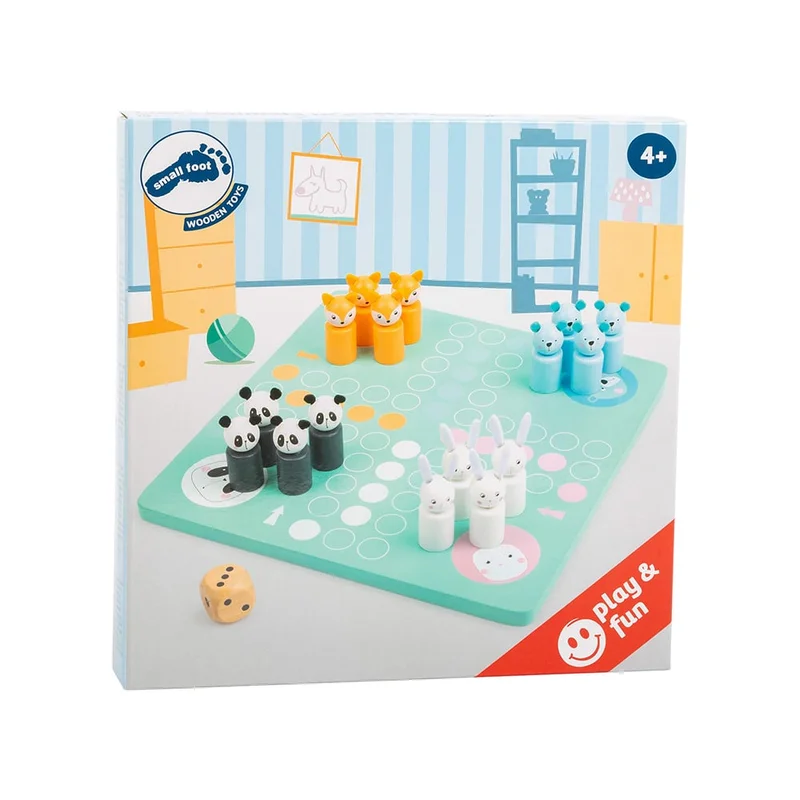 Small Foot Game Ludo, pastel colours