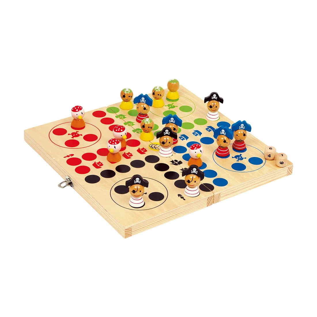 Small Foot Game Ludo Pirates, wooden
