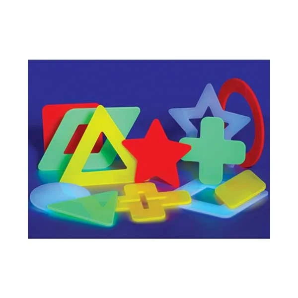 Glowing UV figures, 10 pcs