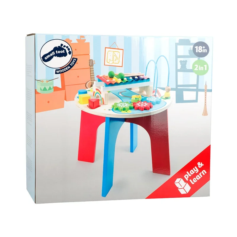 Small Foot Table 2-in-1, musical and motor skills training