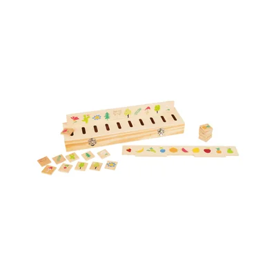 Small Foot Sorting Box, wooden, 23 pcs