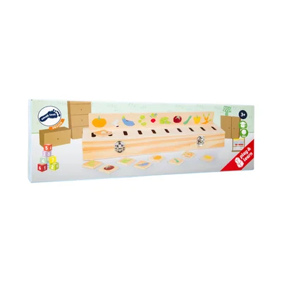 Small Foot Sorting Box, wooden, 23 pcs