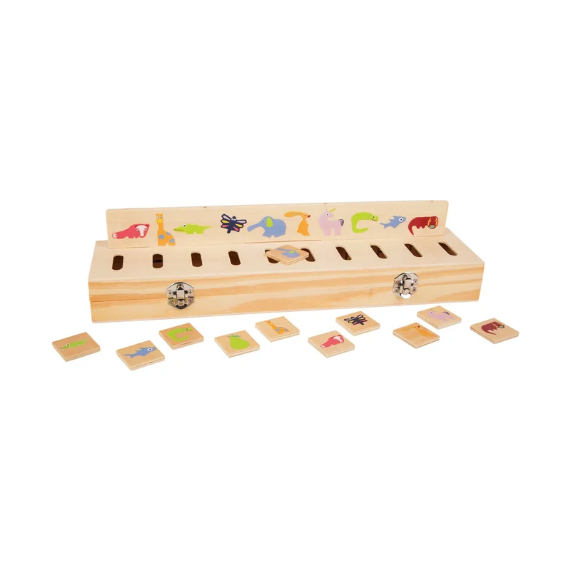Small Foot Sorting Box, wooden, 23 pcs