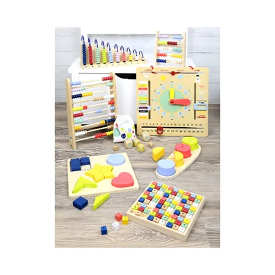 Small Foot Sorting Box, wooden, 23 pcs