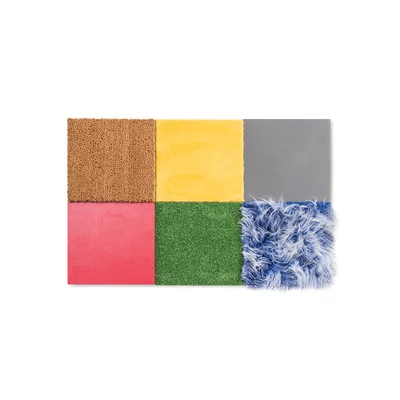 Nowa Szkola Sensory floor tiles, 6 pieces, 25 x 25 cm