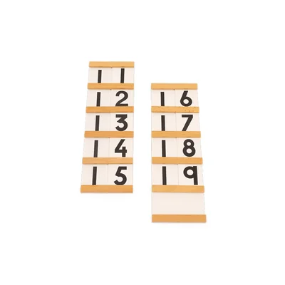 Nowa Szkola Montessori Boards, for counting, 9 pcs