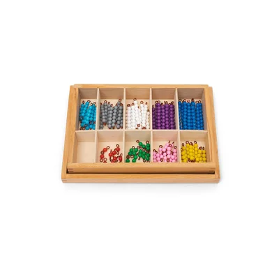 Nowa Szkola Montessori beads, for counting, in box