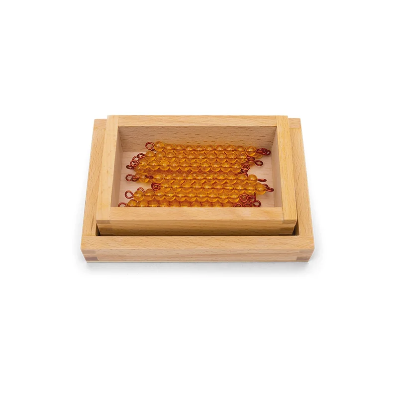Nowa Szkola Montessori beads, for counting, in box