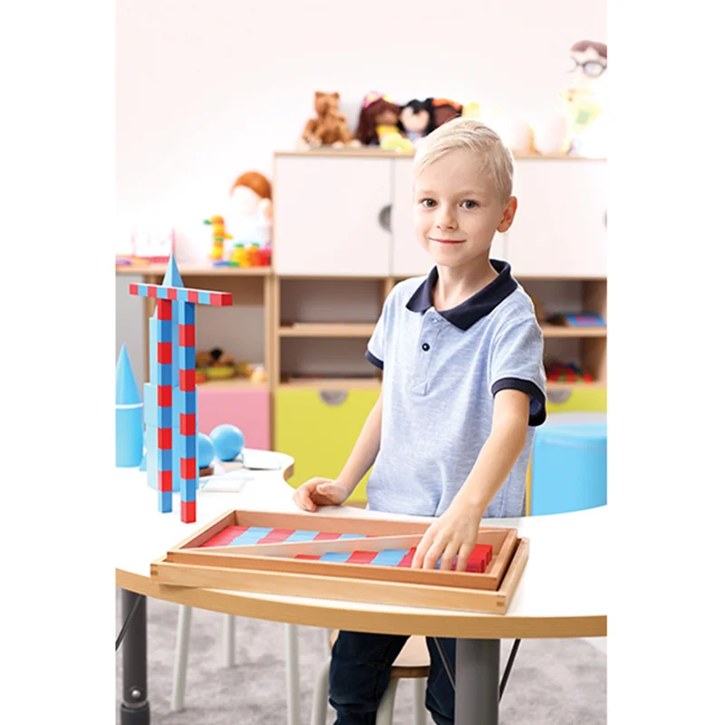 Nowa Szkola Montessori counting rods, in box
