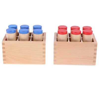 Montessori cylinders, sound
