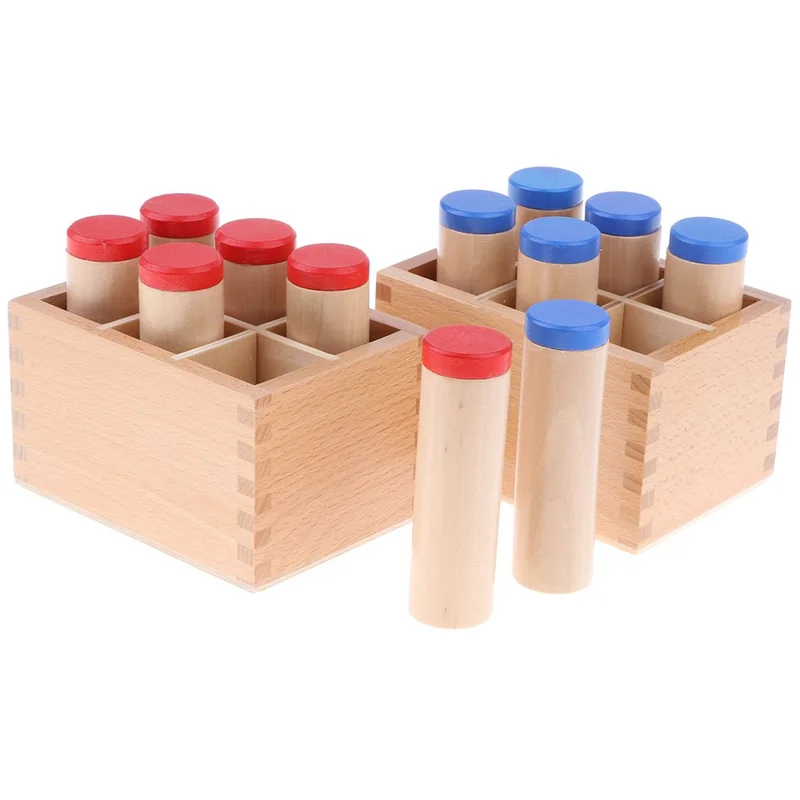 Montessori cylinders, sound