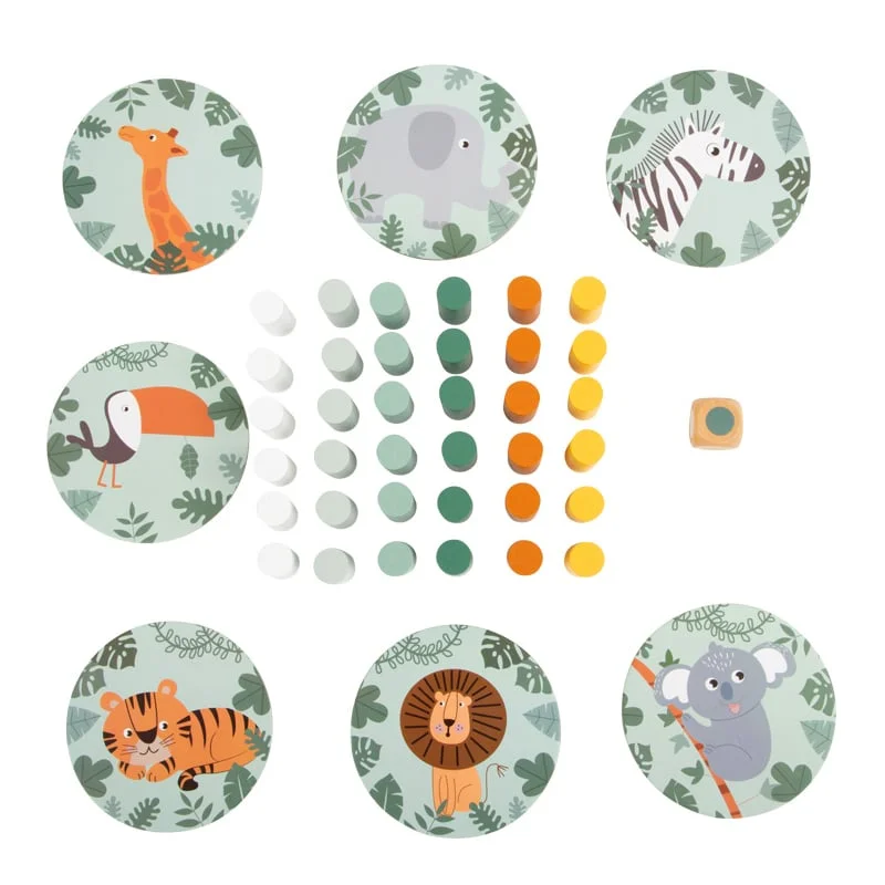 Small Foot Balance Game Safari Tower