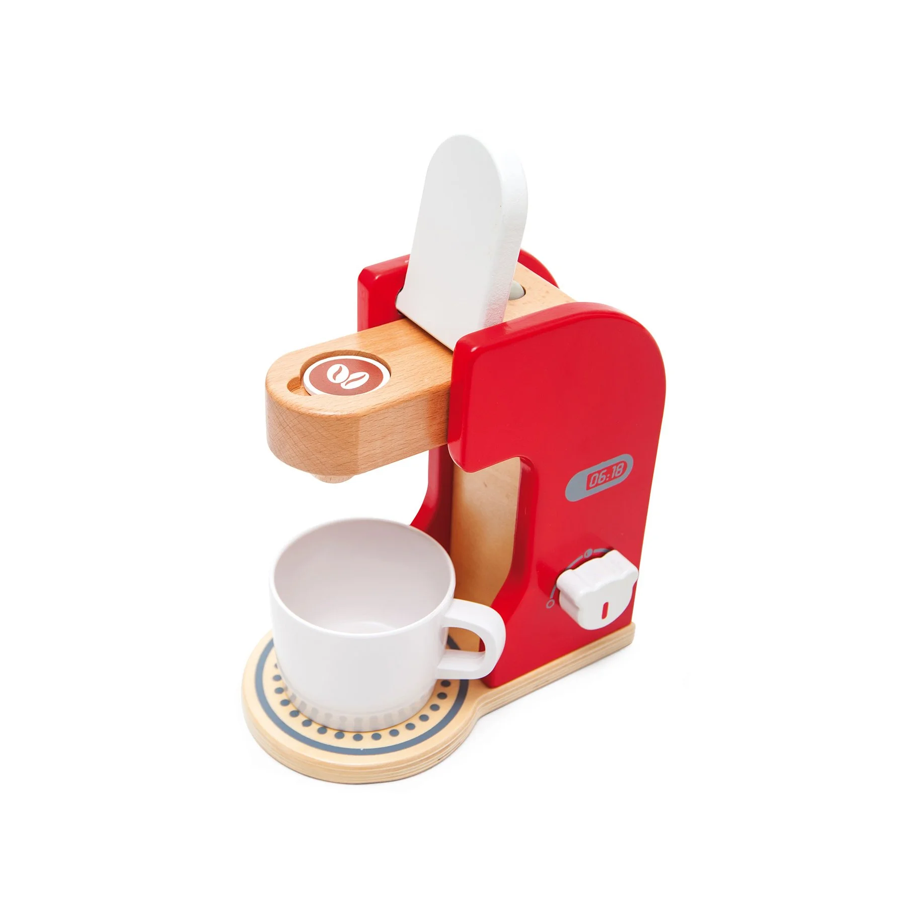 Nowa Szkola Toy Coffee Machine, wooden, 21 x 19.5 x 11 cm