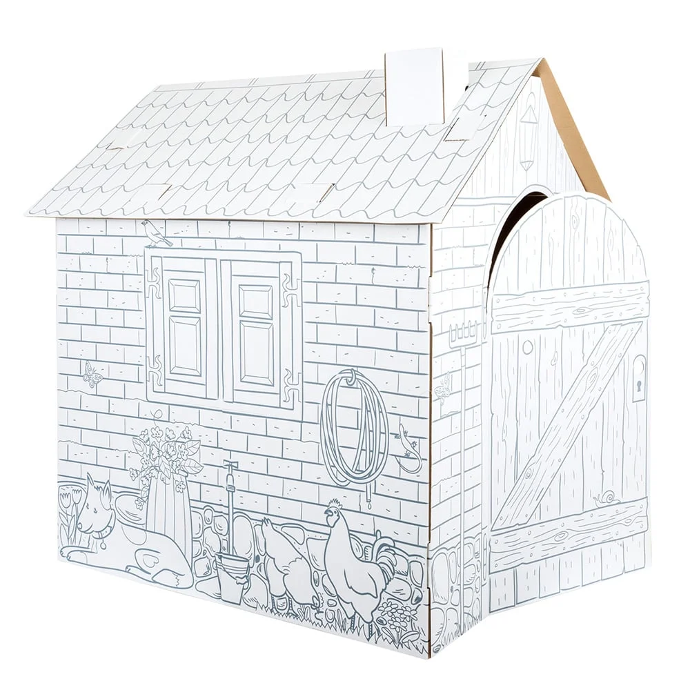 Small Foot Playhouse, cardboard, 87 ? 71 ? 88 cm