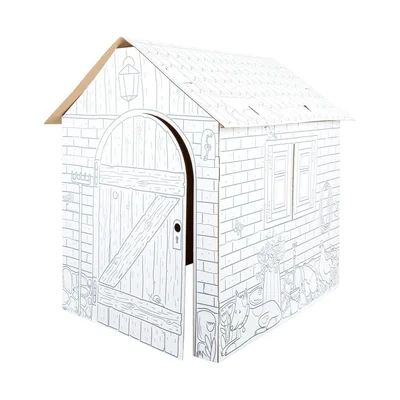 Small Foot Playhouse, cardboard, 87 ? 71 ? 88 cm