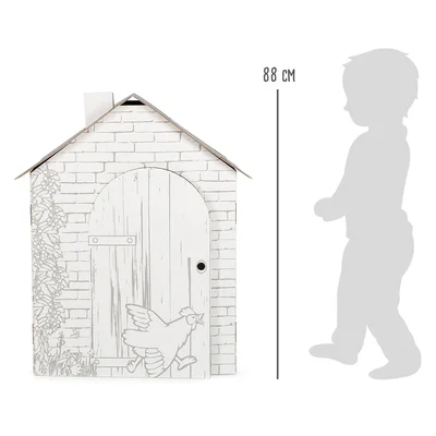 Small Foot Playhouse, cardboard, 87 ? 71 ? 88 cm