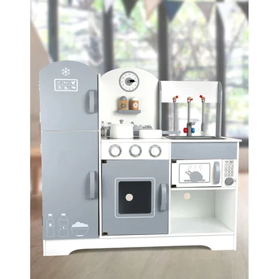 Small Foot Play kitchen, with fridge, wooden, 83 x 33 x 82 cm