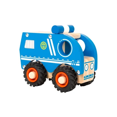 Small Foot Police car, wooden, 13 x 7 x 10 cm