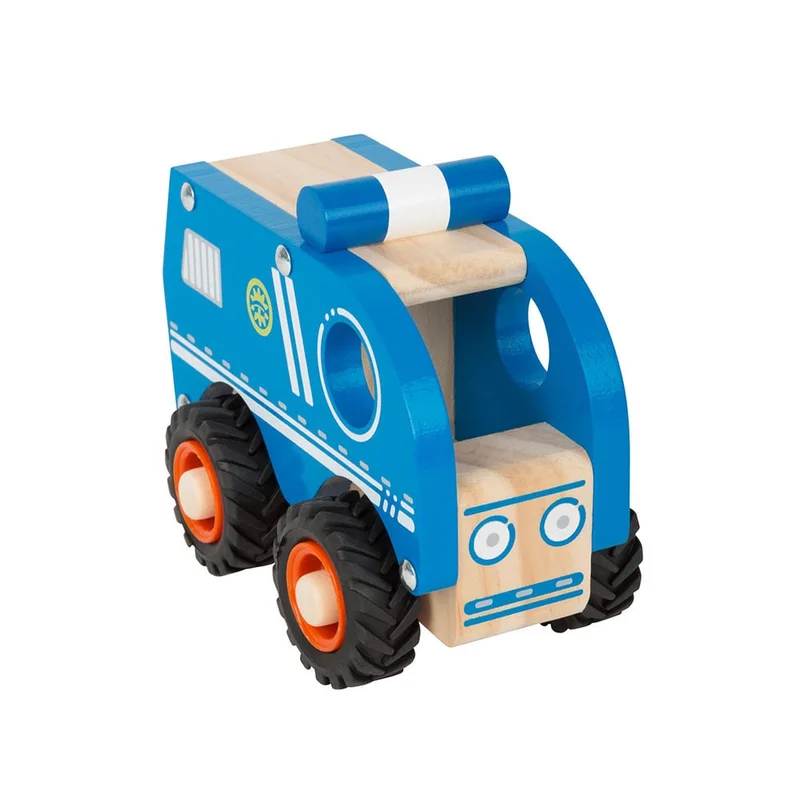 Small Foot Police car, wooden, 13 x 7 x 10 cm
