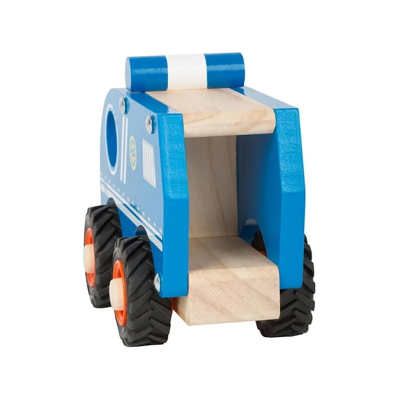 Small Foot Police car, wooden, 13 x 7 x 10 cm