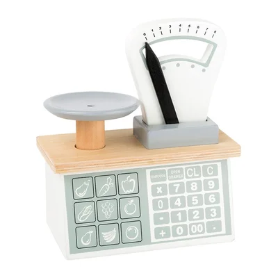 Small Foot Scale, children’s, wooden, 18 x 9 x 21 cm