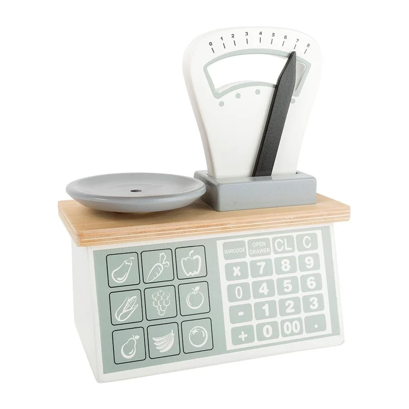 Small Foot Scale, children’s, wooden, 18 x 9 x 21 cm
