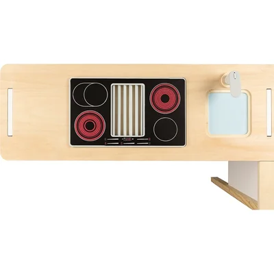 Small Foot Shop for play, with accessories, wooden, 106 x 40 x 106 cm