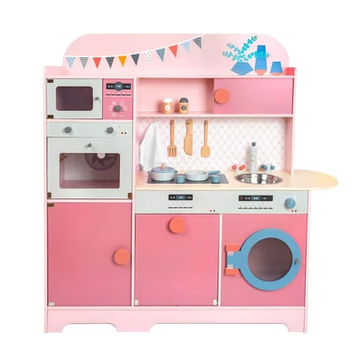 Small Foot Play kitchen, 100 x 29 x 100 cm, pink