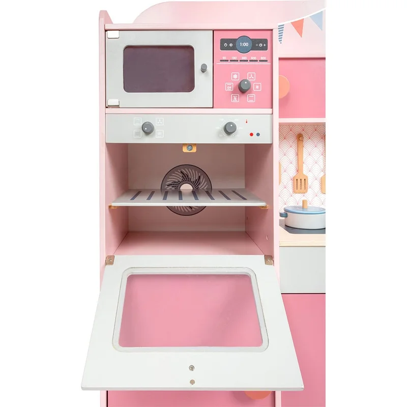 Small Foot Play kitchen, 100 x 29 x 100 cm, pink